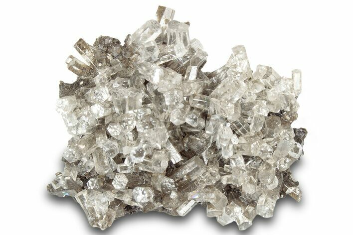 Transparent Columnar Calcite Crystal Cluster - China #319567